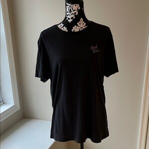 Marine Layer Black 'Good Vibes' T-Shirt